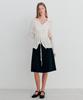 ITOV SEOUL Tencel Flare Midi Skirt Bk