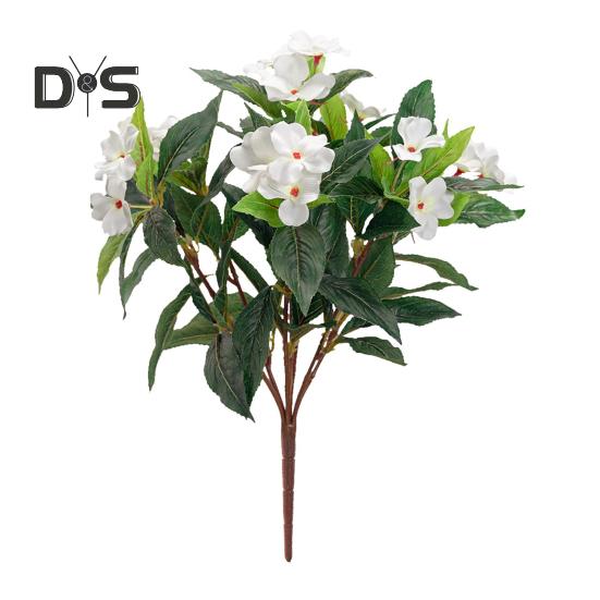 

Букет искусственных недотрог, устойчивых к ультрафиолетовому излучению, искусственные цветы, не требующие особого ухода, букет искусственных недотрог для комнатных ваз, кашпо, украшения балкона белый