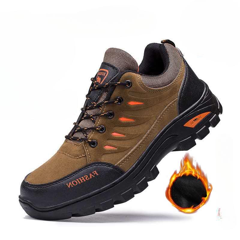 Men's Hiking Shoes Autumn Outdoor Waterproof Non-Slip Working Labor Protection Tide Shoes