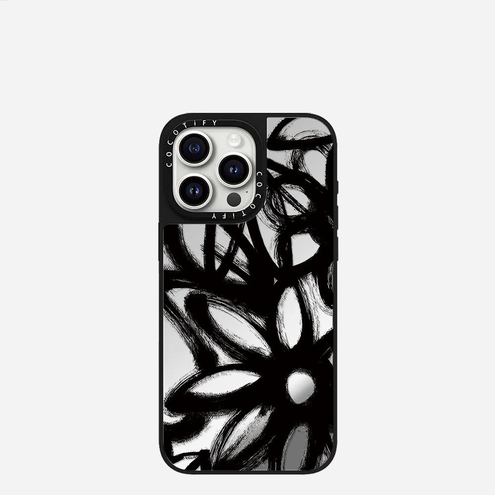 

Цветок из чернил для Phone16ProMax для Apple 15Pro Милый 13 Противоударный Phone14pro Зеркало For Apple 11