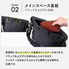 ZERO CRASH A4 Messenger Large Crossbody Shoulder Bag Men's Bag, Capacity, Water-Repellent, Lightweight, [12-1709K] (Gray)