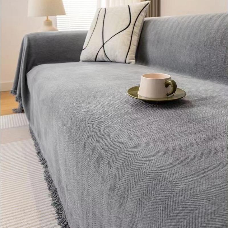 Nový Vzor Rybí Kosti Potah na Pohovku Ručník na Pohovku Polštář na Pohovku Čtyři Roční Období Univerzální Špičkový Celoplošný Univerzální Potah Deka