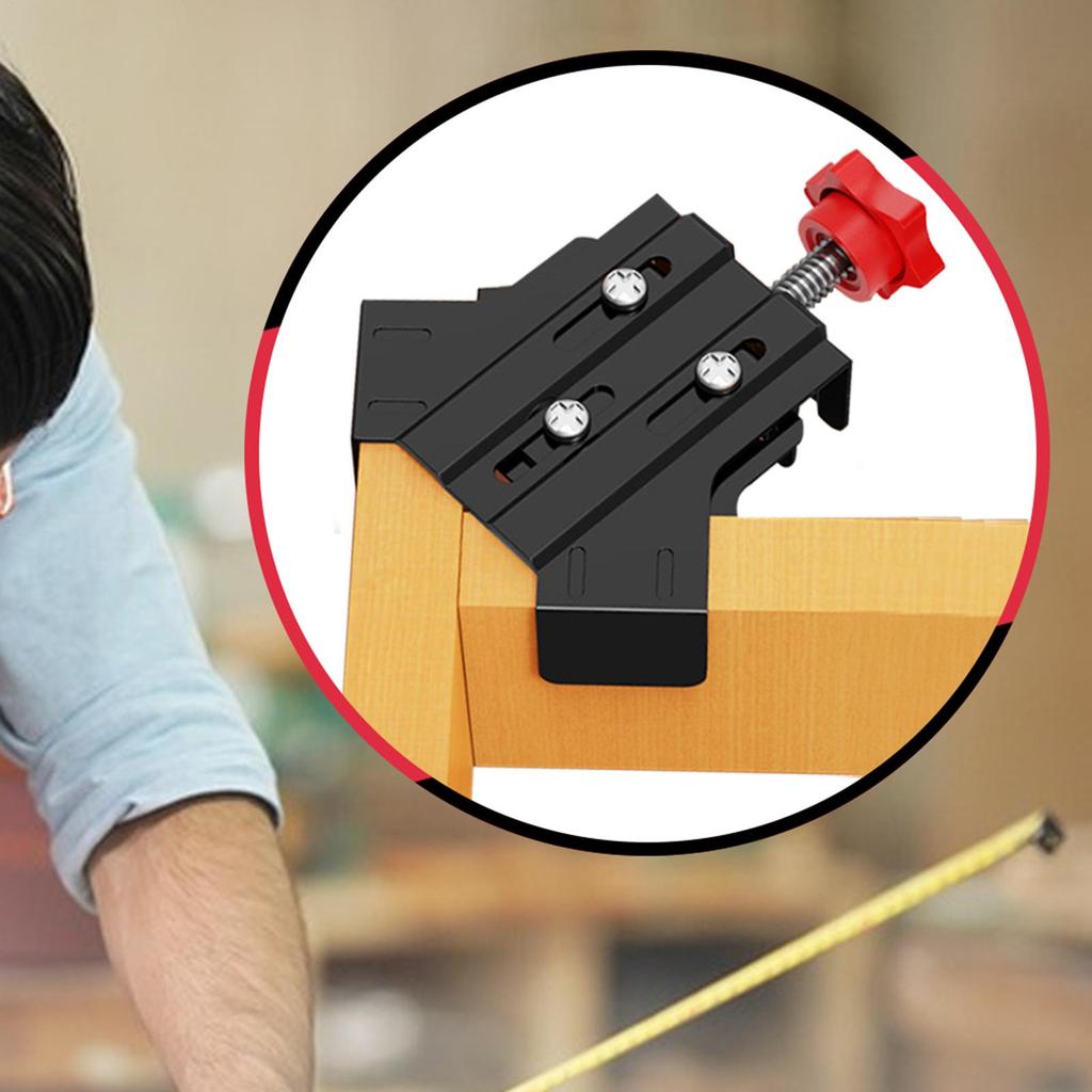 Right Angle Clamps For Woodworking Heavy Duty Adjustable Jaw Tool Spring Loaded Woodworking Clamp For Dad Birthday Men Photo