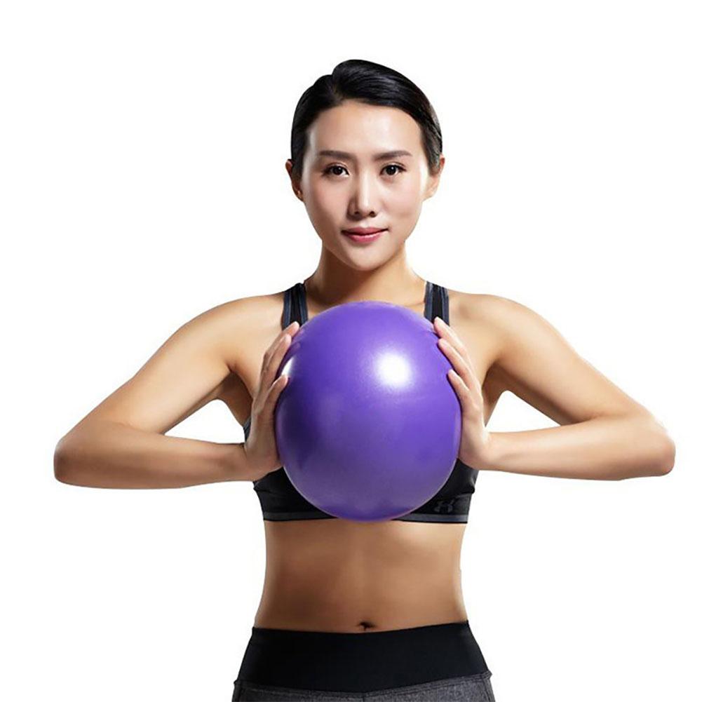 25cm Pilates Yoga Ball Explosion-proof Indoor Balance Exercise Gym Ball Fitness Equipment For Yoga Pilates Ballet