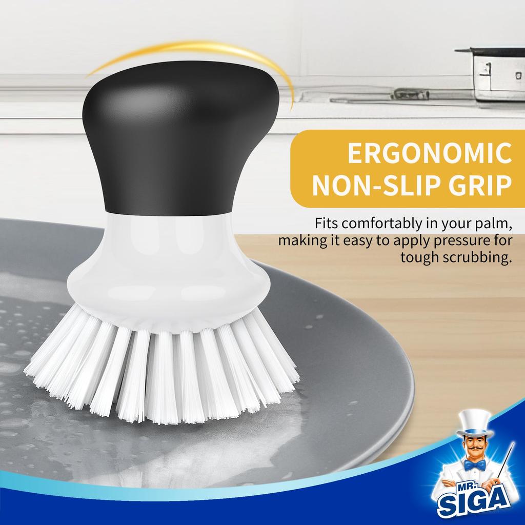 Kitchen Brush Palm White MR.SIGA Multi-color (2-pack) Brush,