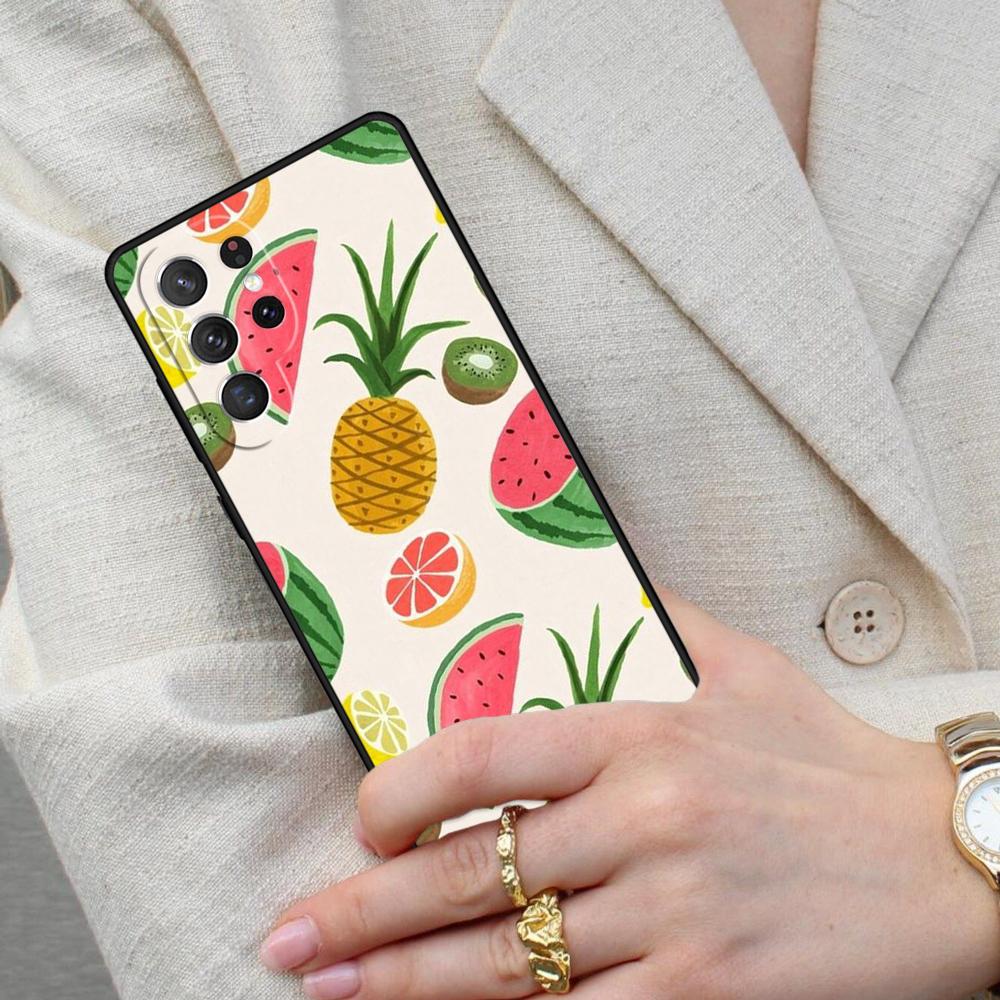 Summer pineapple Cell Phone Case for Samsung Galaxy S26 Ultra S25 S24 S23 S22 S21 S20 Note10 Cover