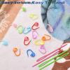 26/100Pcs Large Eye Blunt Yarn Needles Knitting Sewing Kit Plastic Weaving Crochet Locking Counter Stitch Markers Sewing Tools
