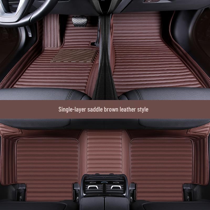 Compatible Car Floor Mats for Jetta VS5 (Models 2019-2023) - Enhanced Double-Layer Design
