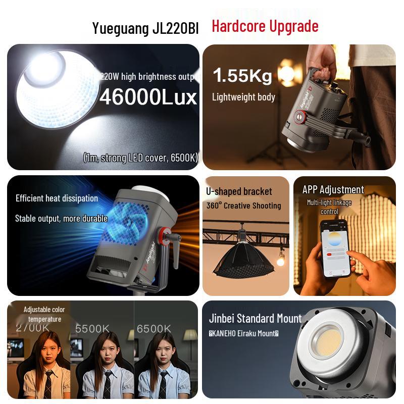 JINBEI JL-220BI LED Video Fill Light