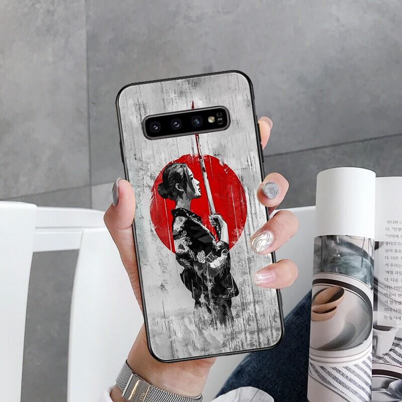 Japonsko Pouzdro na telefon samuraj Ninja pro Samsung Galaxy A13 A03 A12 A32 A71 A11 A21S A02 A52 A72 A51 A50 A70 A31 M31