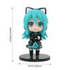 Latest Popular Hatsune Miku Q Version  Lovely Timeless Figurine Collection Model Decor Toy Kids Festival Gift For Kids