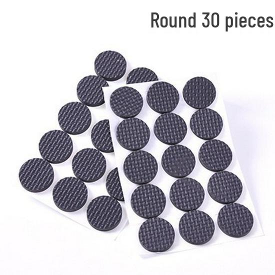 Round Thickened Shock-Absorbing Non-Slip Silicone Foot Pad for Table and Chair