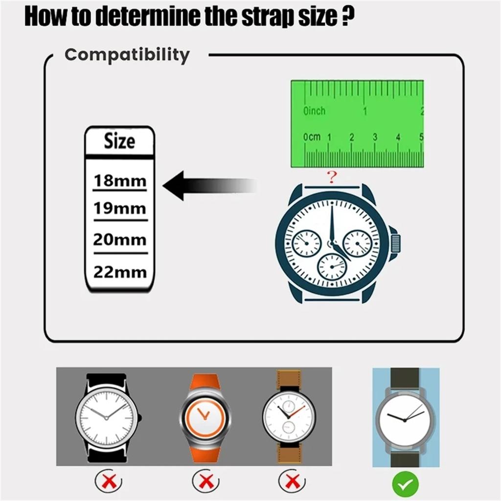 18mm 20mm 22mm Silikonowy magnetyczny pasek pętli do Samsung Galaxy Watch 6 5 Pro 4 Active 2 40mm 44mm S3 Amazfit Bip HUAWEI Watch GT 4 46mm Honor Bransoleta