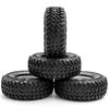 Car Tires with Wheel Rims Replacement for 1/10 Traxxas TRX4  Axial SCX10 90046 90047 CC10 RC Car