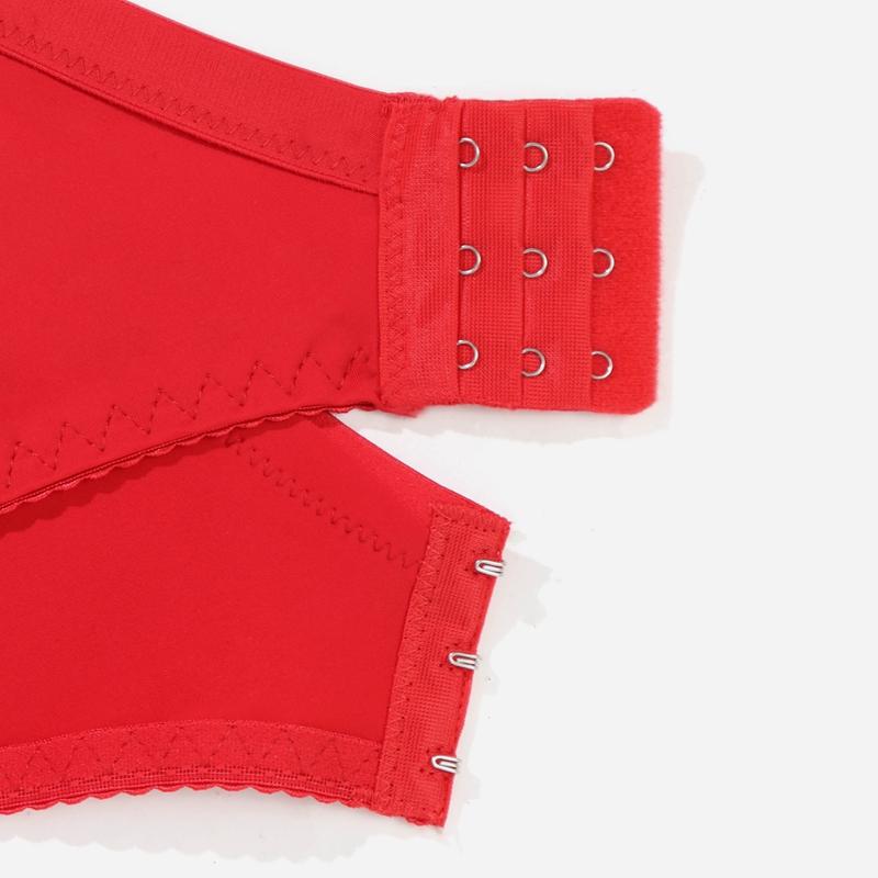 Dam BH i Stora Storlekar Stretch Transparent Sexig Spets Bygel Bralette Ofodrad Underkläder 85D-110D