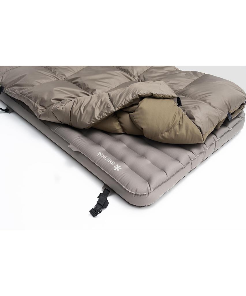 Snow Peak Down System Offton Wide Mattress Set Disaster Cold Outdoor Fishing (BD-070) - Comforter, Mattress, Down, Preparedness, Warmth, Resistant,