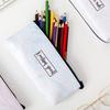 1 Pc Cute Pen Pouch Large Capacity Marble Pattern Writing Supplies Leather Pen Bag Pencil Bag Pencil Case Zipper Pouch