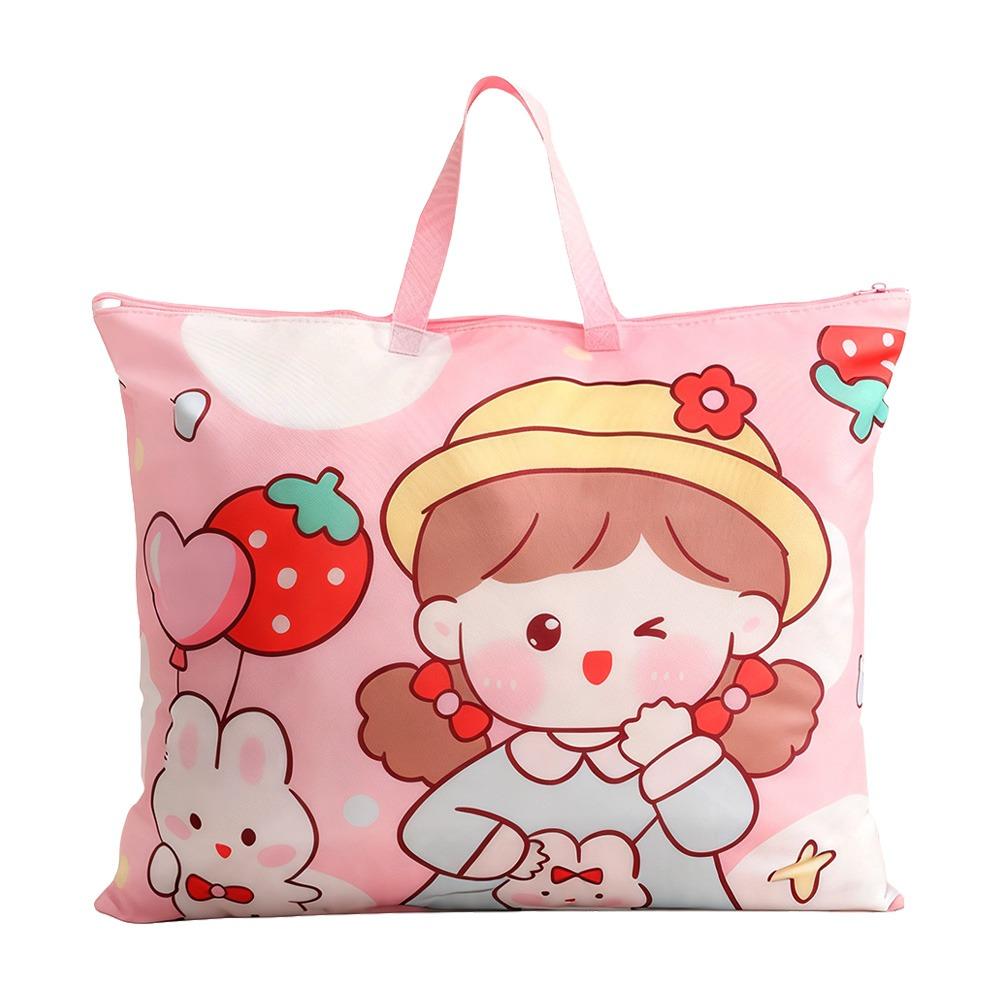 Cartoon Print Kindergarten Quilt Storage Bag Oxford Cloth Lightweight Clothes Packing Bag Foldable Multi-Purpose
