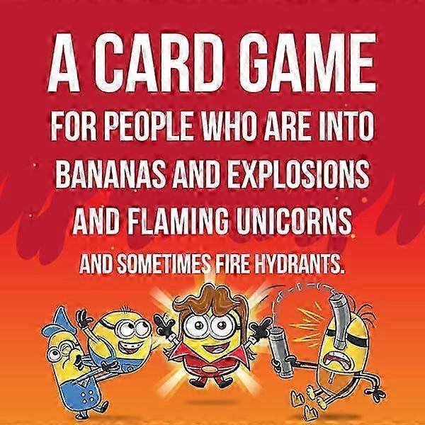 Exploding Kittens Exploding Minions - Card game for adults, teens & kids - Fun family games - A Russian roulette card game