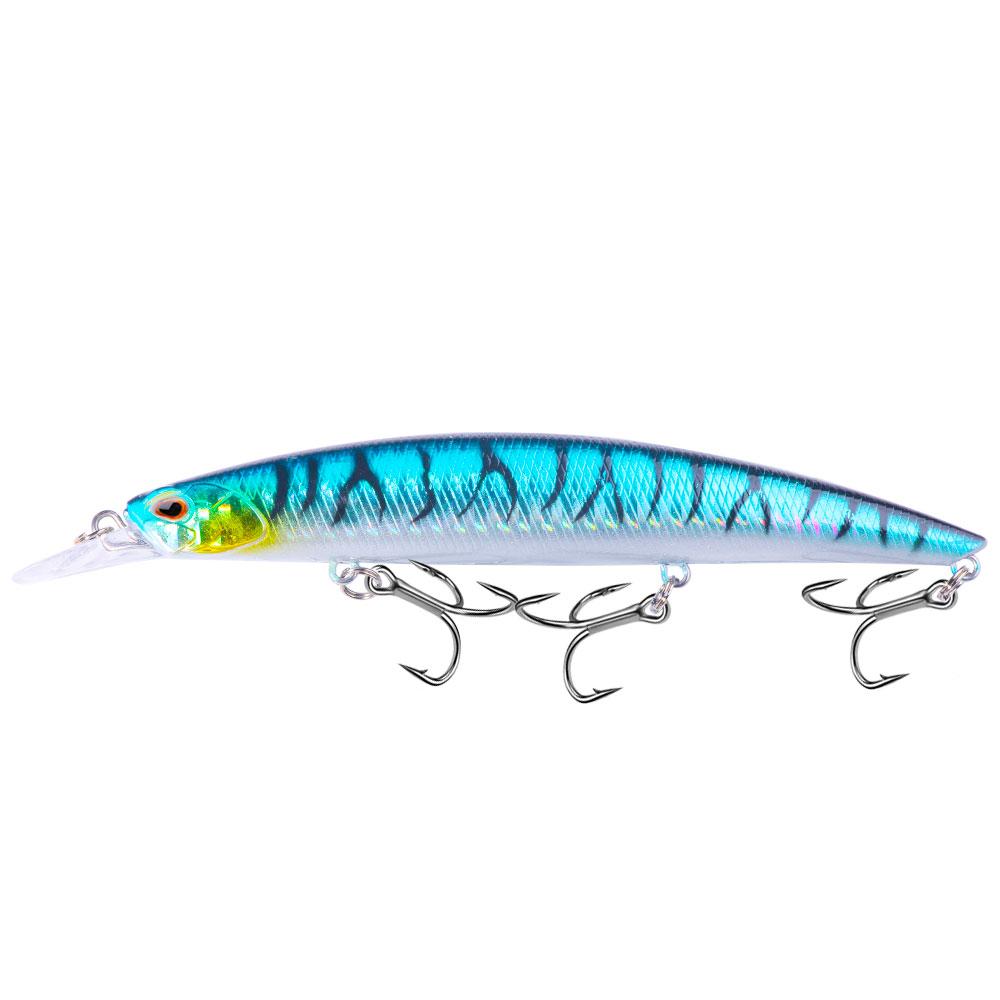 

1 шт. набор рыболовных приманок Минноу Воблер 5,31 дюйма/13,5 см 16,4 г Твердый пластик Искусственная приманка Минноу Щука Окунь Окунь Пресноводная снасть