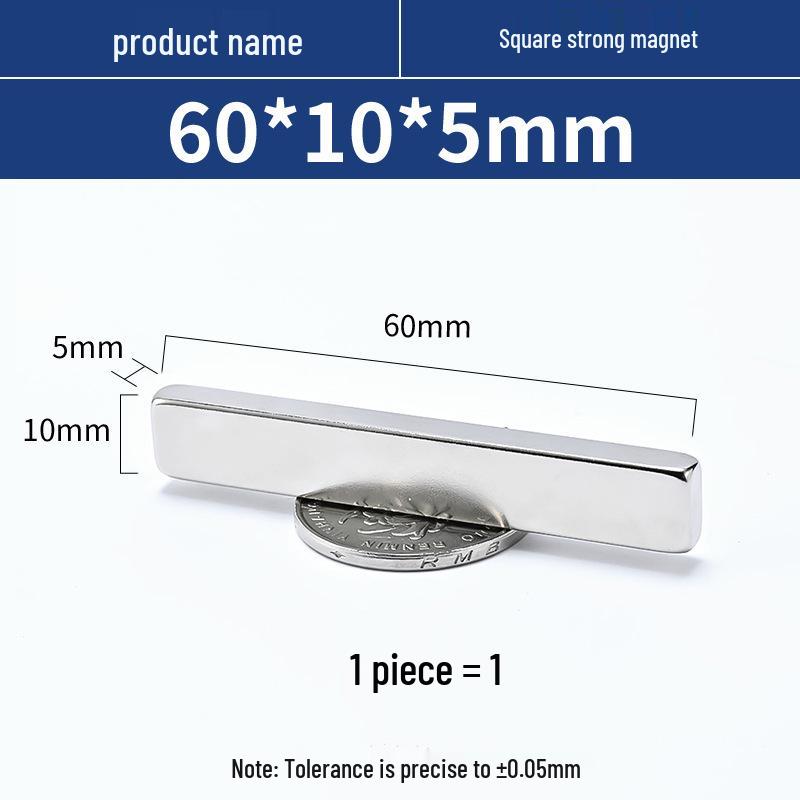 N52 Neodymium Iron Boron Square Magnet – Strong Rare Earth Permanent Magnet
