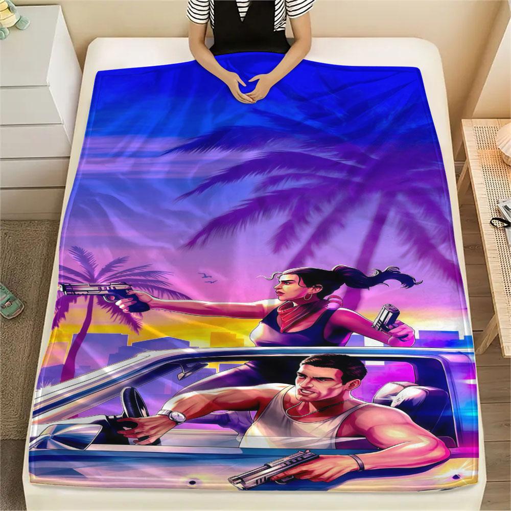1PC GTA Glory Blanket, High quality Comfortable for All Seasons, Home Decor, Warmth and Comfort