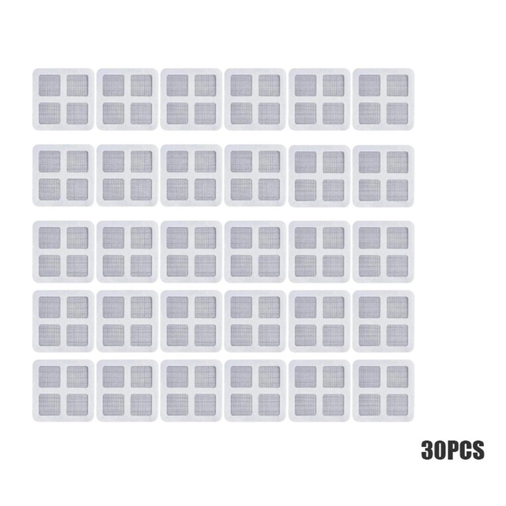 50/30/20/10 Pcs Disposable Hair Drain Stickers New Drain Mesh Strainer for Bathroom Laundry Bathtub Kitchen