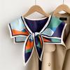 Silk Scarf Shawl for Women - Versatile Double-Layer Neck Protection for Spring, Autumn, and Summer