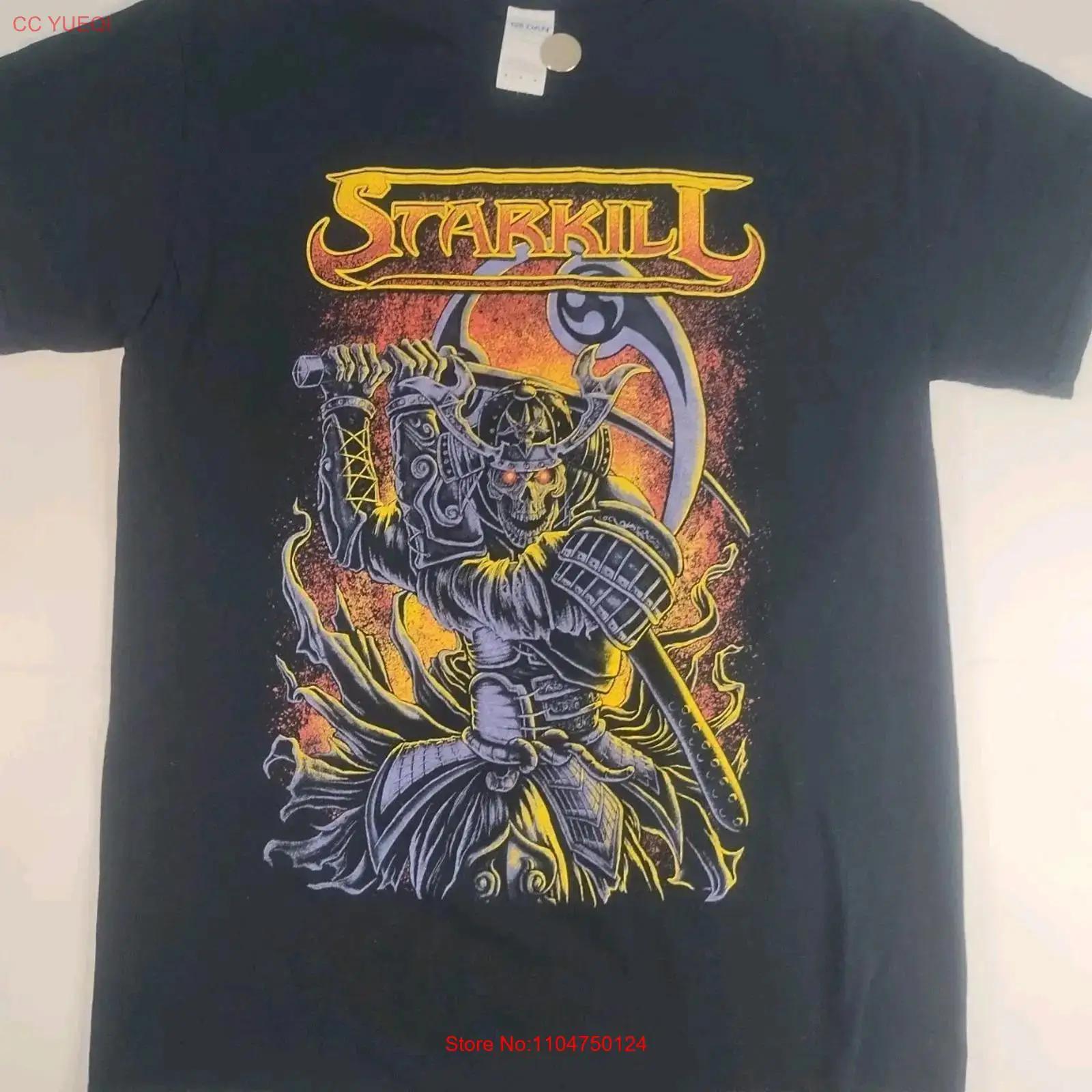 

Starkill T shirt Medium Melodic Metal Band vintage Washed Soft Unisex homme Comfortable Top For Everyday Wear streetwear S разноцветный