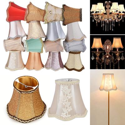 Clip-on Metal Frame Cloth Lampshade Clip Bubble Lampshade Floor Pendant Bulb Ceiling Bell