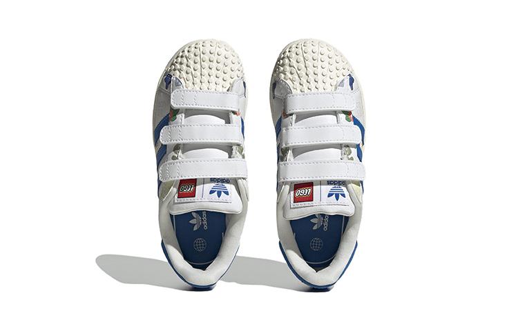 LEGO X Adidas Superstar CF J 'Bricks And Figurine - White Royal Blue'