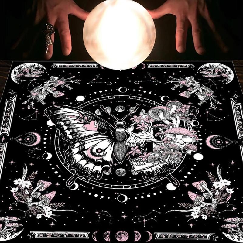 Square Altar Board Game Cards Pad Rune Table Cloth Metaphysical Board Game Mat