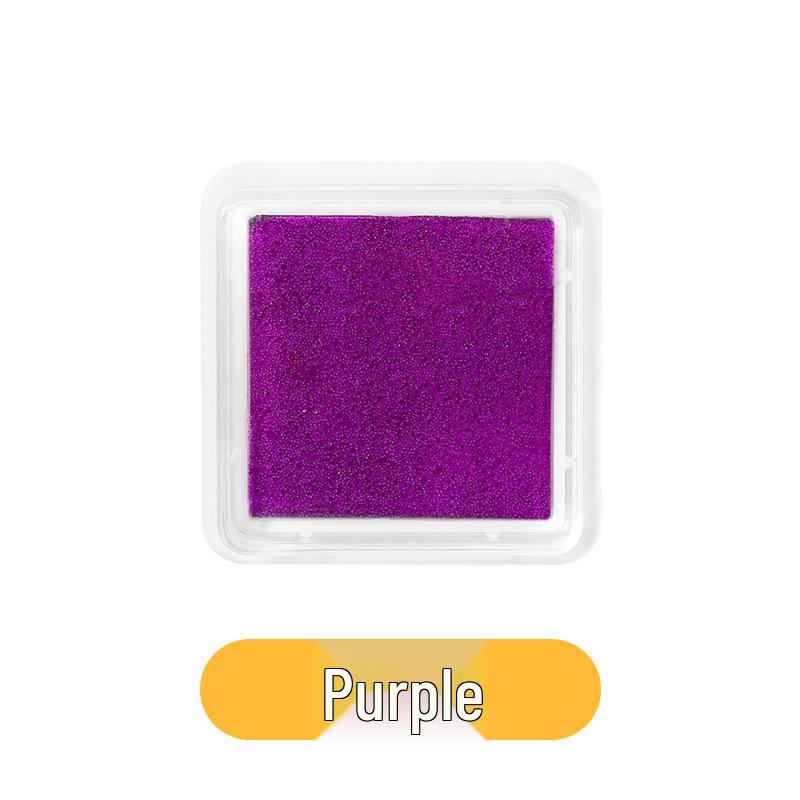 24-Color Children's Finger Painting Ink Pad - 3x3 Palm Print & Stamp Pad for Kindergarten