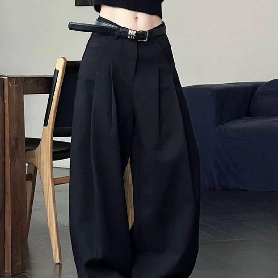 2026 Winter High-Waist Wide-Leg Casual Trousers for Tall Women