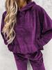Neuer Stil Damen Freizeit Pullover Hoodie Sweatshirt und Jogginghose 2-teiliges Set Uni Herbst Outfit