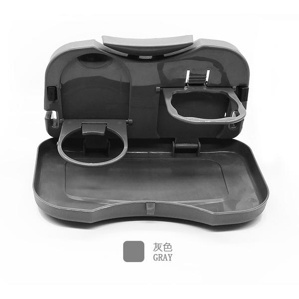 Car Rear Seat Foldable Cup Holder Car Tray Multifunctional Drink Cup Holder In-Car Storage Tray Dining Table