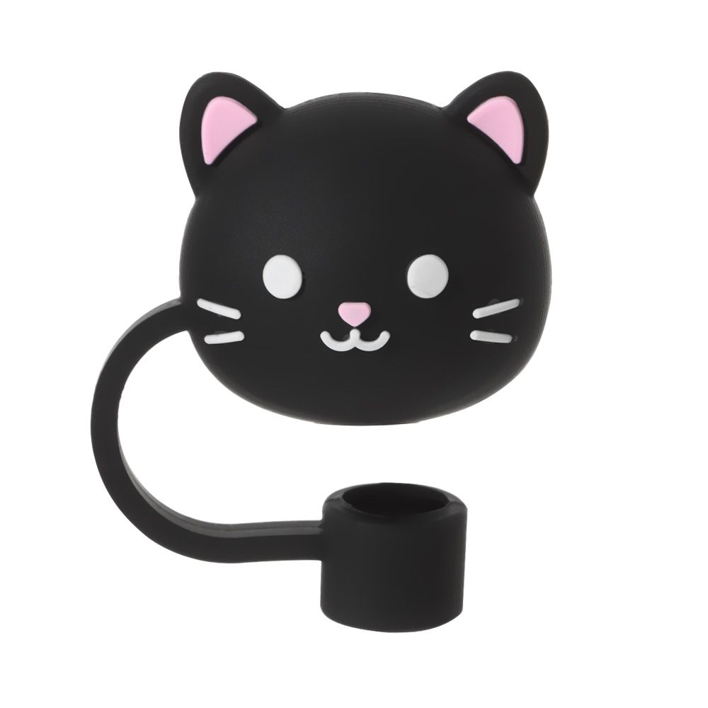 Reusable Splash Proof Straw Tips Cover Cup Accessories Drinking Dust Cap Silicone Straw Plug