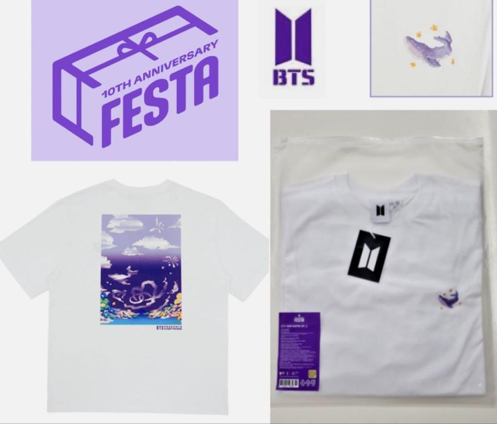 [USED] BTS FESTA White T-shirt