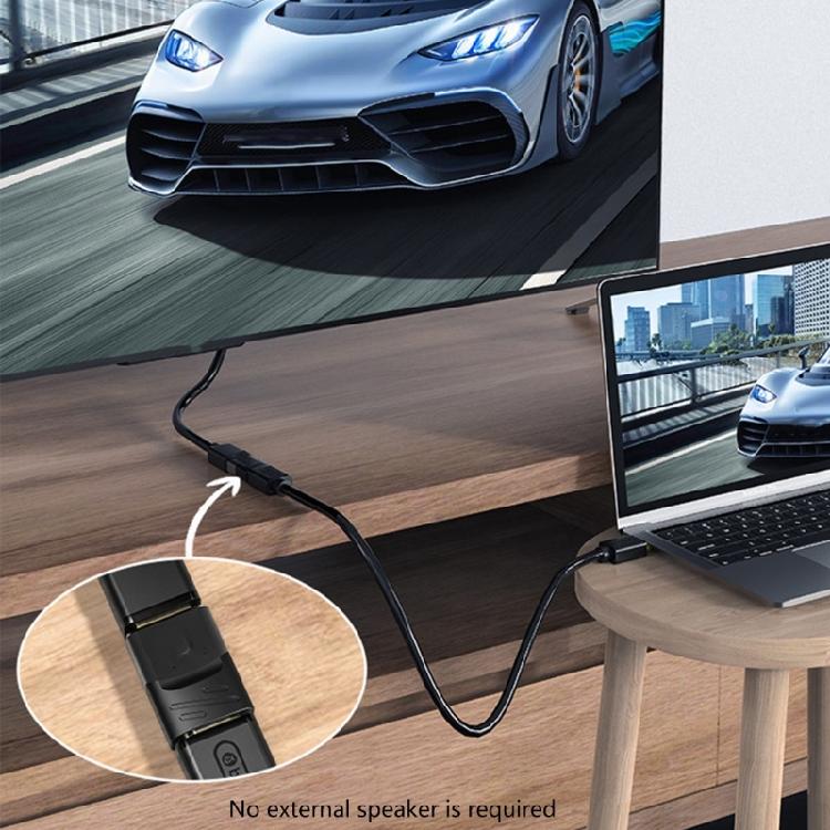 HDTV-compatible Converter 8K60hz Digital Signal Boosting for Multiple Devices Transmission Noise Reductions
