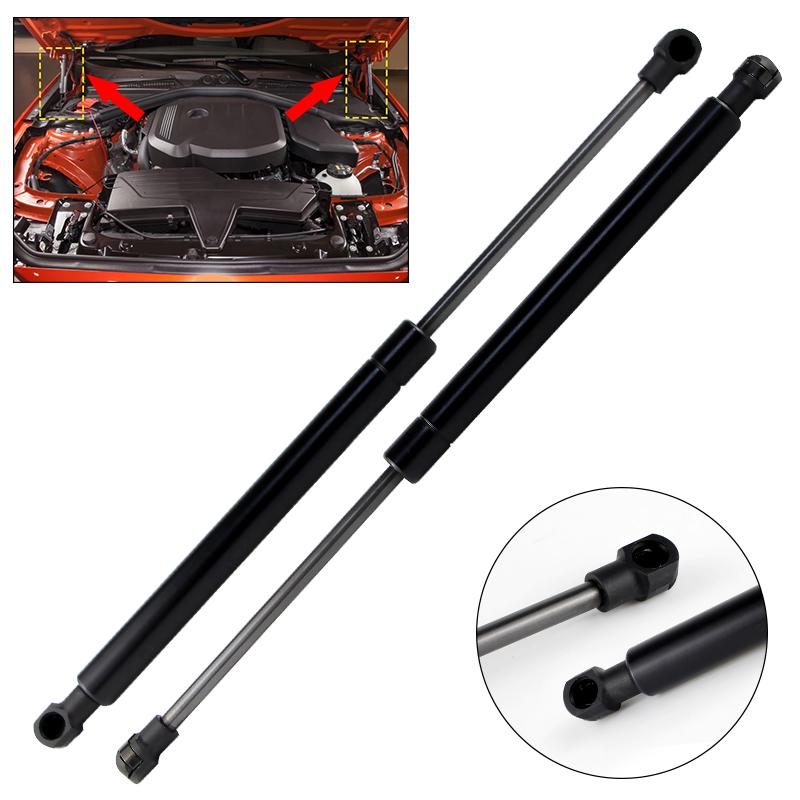2PCS Front Bonnet Hood Gas Struts Support For BMW 1 Series E81 E82 E87 E88 2004-2012 Spring Support Lifter OEM 51237118370