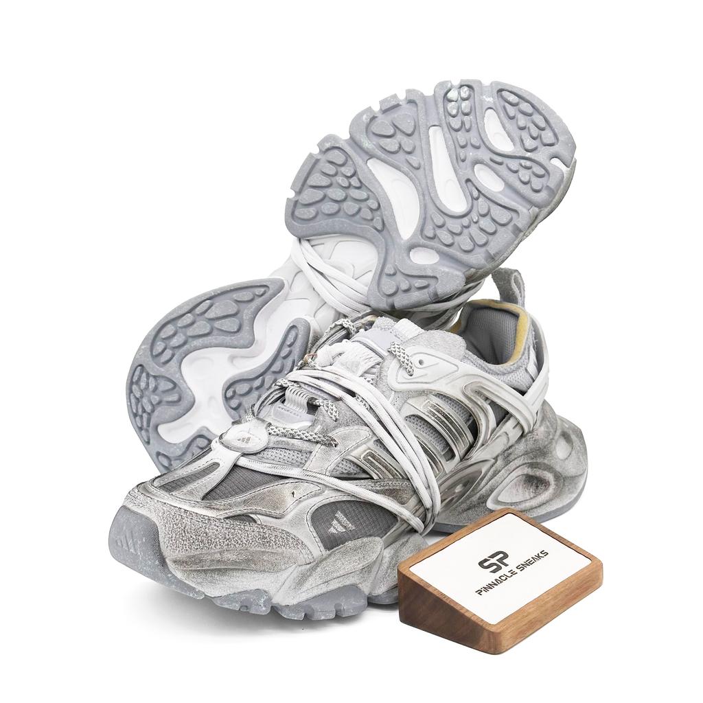 Adidas XLG RUNNER DELUXE Low Top Chunky Sneakers JR9633 Unisex Gray