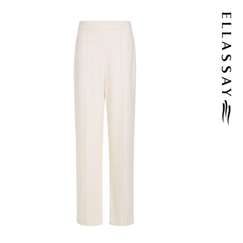 ELLASSAY Women's Merino Wool Blend Straight Leg Pants