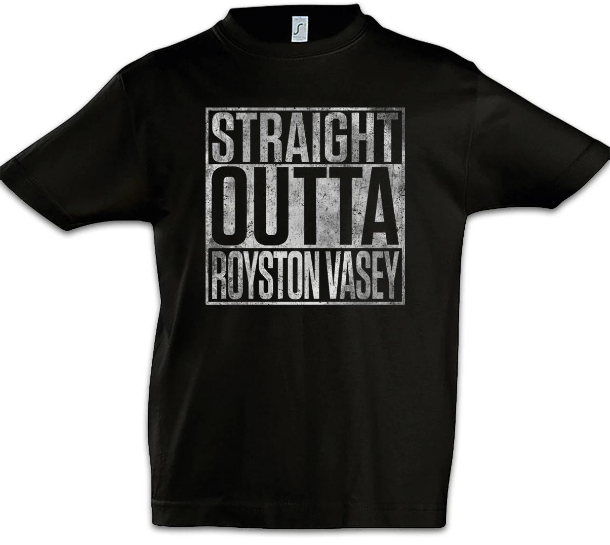

Straight Outta Royston Vasey Kids Boys T-Shirt The League Of Fun Gentlemen 100