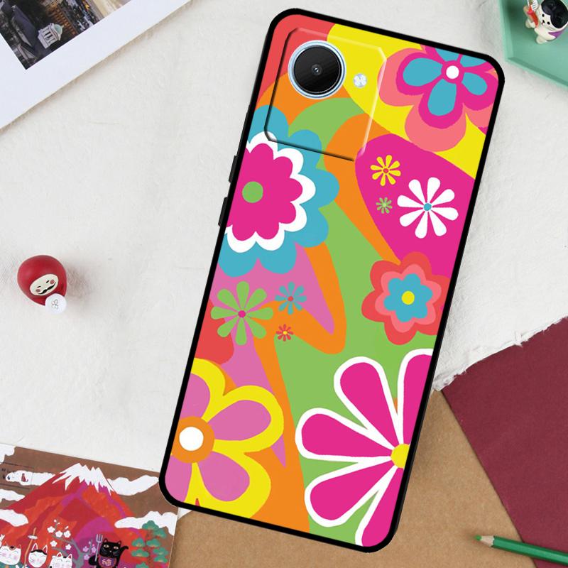Vintage Aesthetic For Realme 14 Pro Plus 13 10 11 12 GT 6 5 6T GT7 Pro C61 C55 C53 C51 C21Y C25S C67 C75 Case