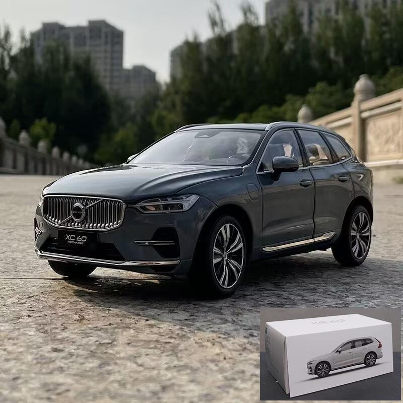 New 1:18 2023 VOLVOs XC60 SUV Alloy Car Model Diecast Metal Toy Vehicle Car Model Simulation Collection Children Gift Decoration