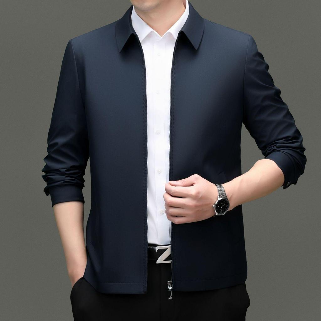Men's 2025 Autumn/Winter Executive Jacket: Non-Iron, Wrinkle-Resistant Business Casual Outerwear