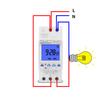 Programmable Digital Timer Switch Backlit Time Relay AC 85-265V DIN Rail Mount 16A 30A Relay Household Improvement