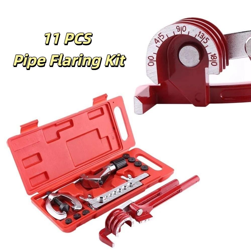 7-Hole Flaring Flare Kit Cutter Copper Tube Tool Set Pipe Flaring Kit Brake Tube Repair