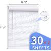 2 Pack Legal Pads Refills Note Pads, Writing Pads 8.5 x 11 Inches, Memo Pads Lined Writing Note Pads, Letter Size Legal Pad Wide Ruled Lined Pads