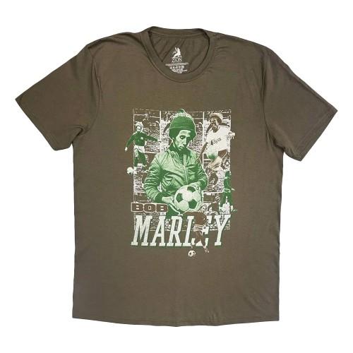 Bob Marley Unisex Adult Football Collage T-Shirt